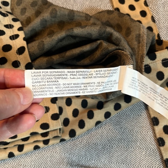 NWT Zara Belted Polka Dot Dress Size Medium - Picture 13 of 15